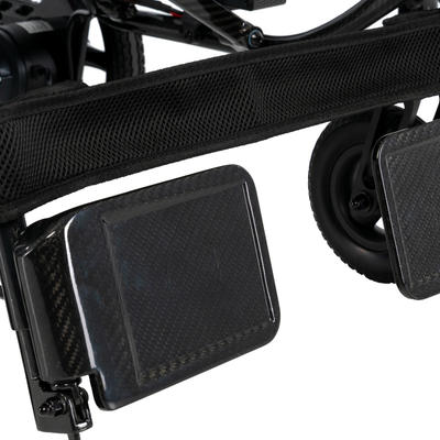 Lightweight carbon fiber footplates designed for comfort and durability.
