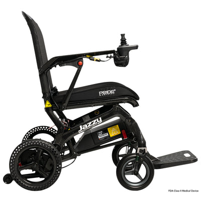 Left-side view showing the lightweight frame and battery placement.