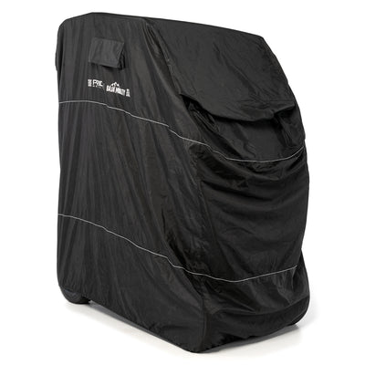Fitted Pride mobility scooter cover helps protect the PX4 during storage. 